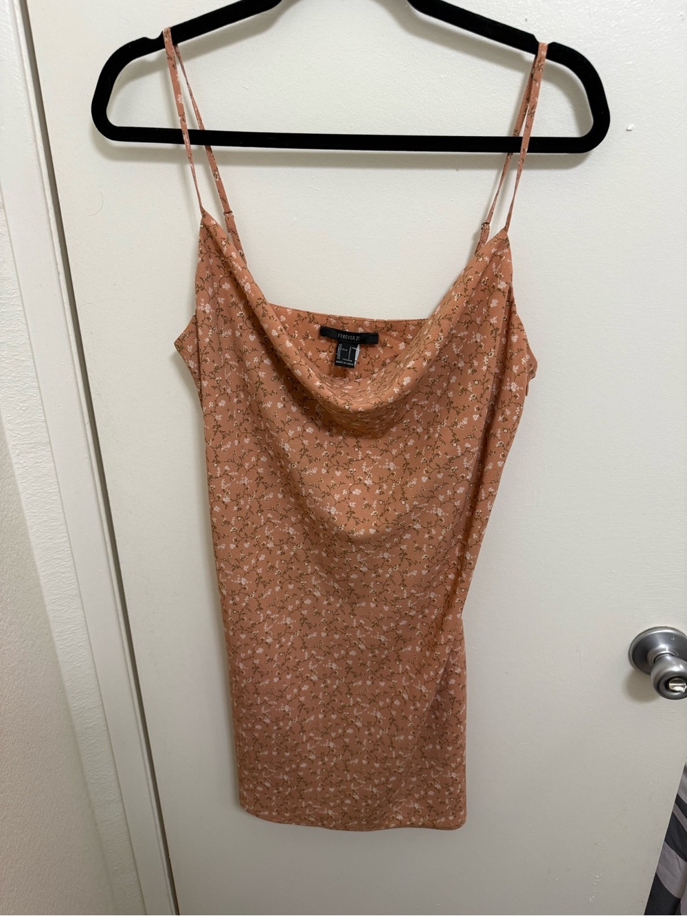 Forever21 Mini Dress - Rust Floral